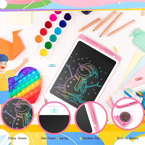 Paquete De 3 Tabletas De Escritura Lcd Para Niños, Tablero D