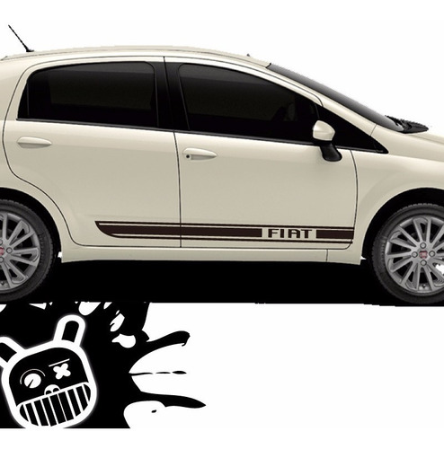 Calco, Ploteo Decorativo Lateral Neat 2 Fiat Punto !