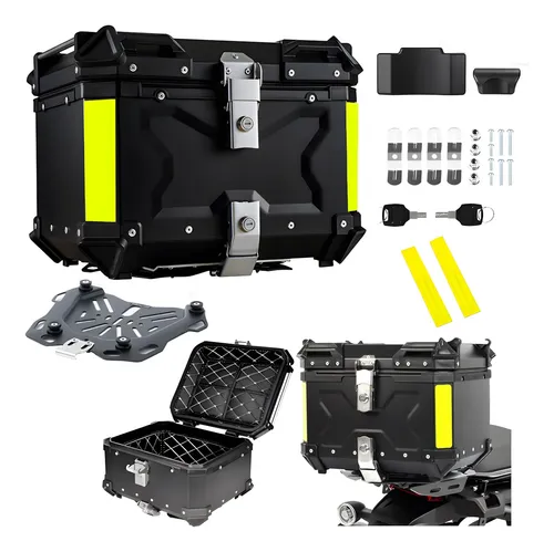 comprar Caja Para Moto Maletero Motocicleta De Aluminio Top Case 55l