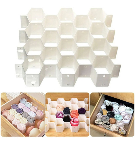 Imagen 1 de 6 de Organizador Cajon Ropero Ropa Interior Medias Cajonera