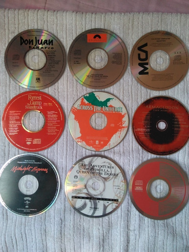 Lote/coleção 18 Cds Trilhas Sonoras Filmes Sem Capas E Boxes (Usado)