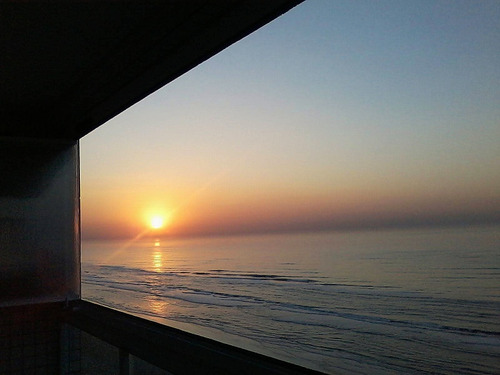Vista Encantadora Para O Mar - Sacada Com Churrasqueira