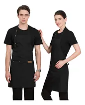 Comprar 2pz Mandil Delantal Cocina Chef Delantal Multiusos Ajustable