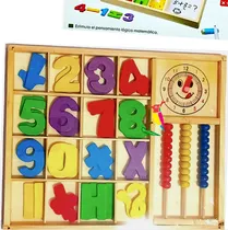 Comprar Juego Matemática Madera Números Didácticos Suma Resta Niños