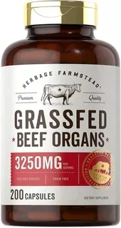 Carlyle | Grass Fed Beef Organs Complex | 200 Capsules
