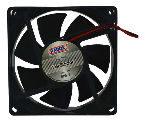 Ventilador 4 Pulgadas 12v Plastico 80mm 510-740