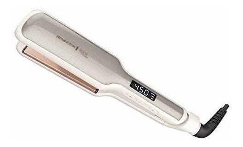 Plancha de cabello Remington Shine Therapy S9531 blanca 120V