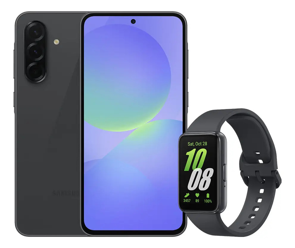A36 5g (128gb) - Preto + Galaxy Fit3 - Grafite