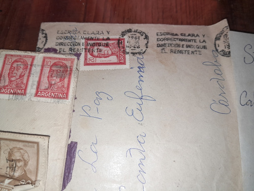 Antiguos Sellos Estampillas Sobres Argentinos X Lote (Usado)