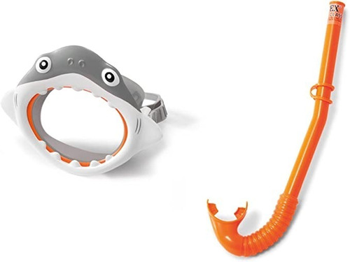 Máscara De Buceo Fun Shark Snorkel 