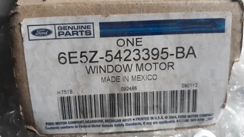Motor Vidrio Trasero Fusión