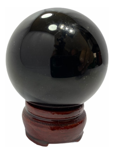 Esfera Cuarzo Obsidiana Piedra Natural 4,5 Cm