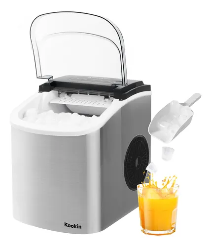 Máquina de Gelo Turbo Ice Premium Inox Portátil, Kookin KNMG-12, ...