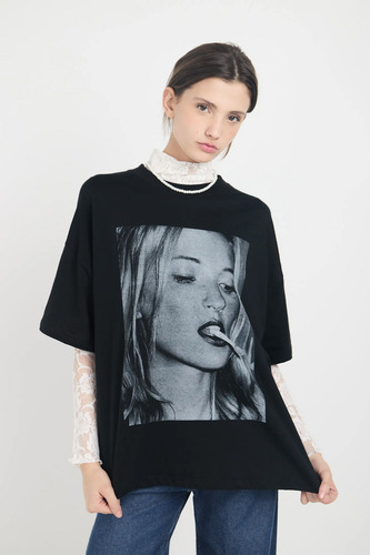 Remeron Algodon Jersey Aesthetic Cigarro Cigarrete Estampa