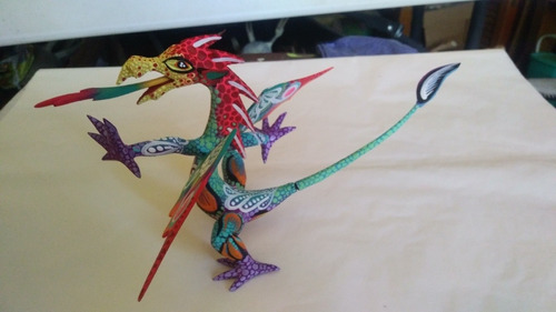 Alebrije Dragón Sacando Fuego