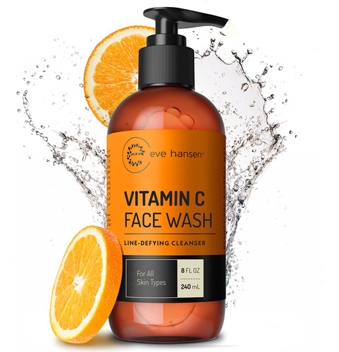 Limpiador Facial Con Vitamina C | Enorme Facial Antienvejec.