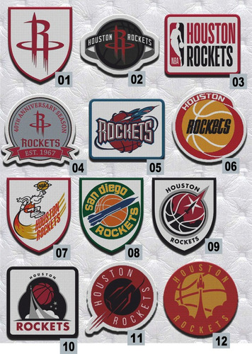 Parche Termoadhesivo Escudo Nba Houston Rockets