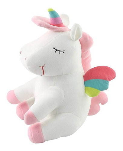 Unicornio Pony De Peluche Arcoiris  Tipo Kawaii Pegaso 