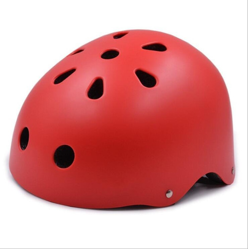 Casco Urbano Casco Bicicleta Casco Para Bici Skate Patineta Color Rojo Talla Estandar