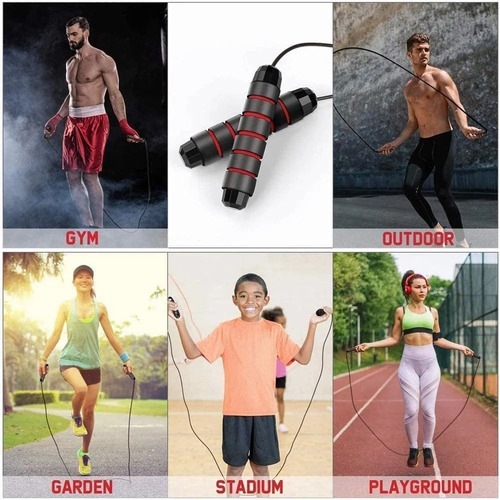 Cuerda Para Saltar Cardio Crossfit Deporte Velocidad / Lhua