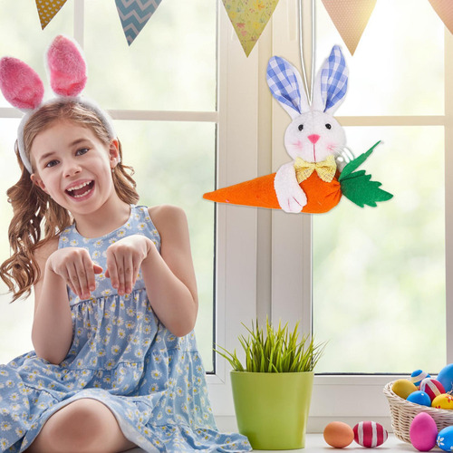 Conejito De Pascua Árbol De Primavera Adornos Colgantes