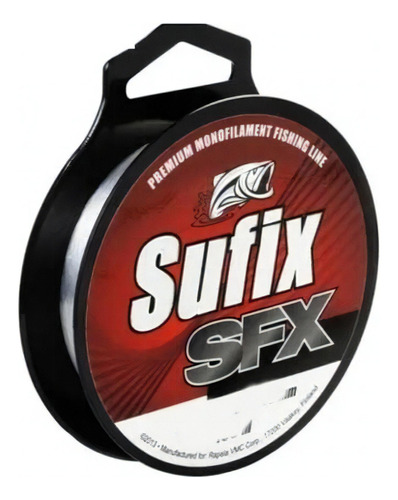 Línea Monofilamento Sufix 15lbs 109yds Clear- Dsica035024a9n Color Blanco