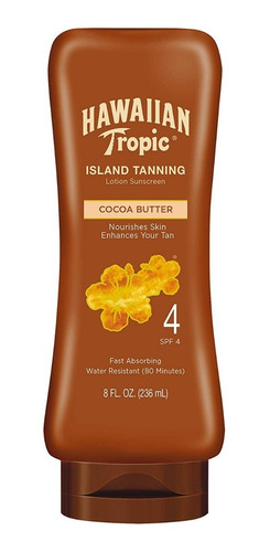 Protector Solar Hawaiian Tropic Tanning Loción Fps4 X 240 ml