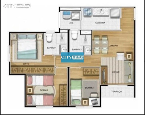 Imagem 4 de 15 de Apartamento A Venda Vivace Club - Sp598