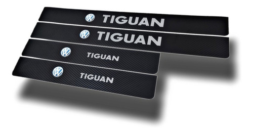 Protector Cubre Zócalo Carbono Tiguan Linea Nueva