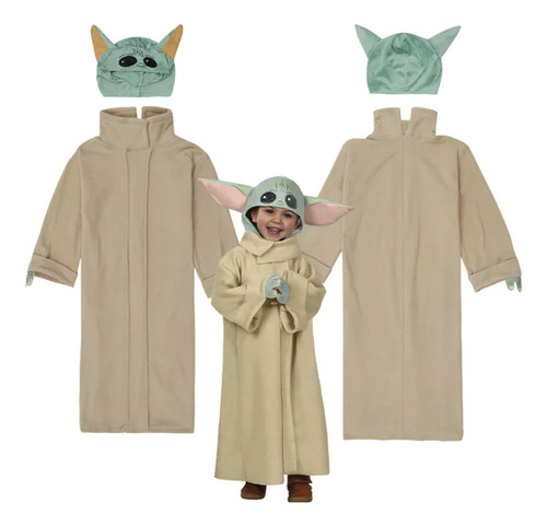 Disfraz De Yoda Robe Para Bebés Y Niñas, Disfraz De Yoda Gru