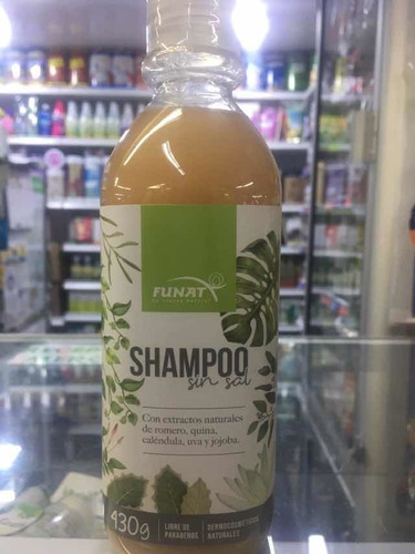 Shampoo Funat Con Extractos Naturales. Sin Sal.