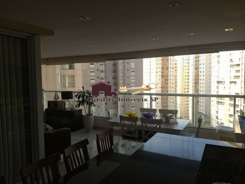 Imagem 5 de 15 de Apartamento De 192 Mts,3 Suites,com Ar Condicionado Em Todos Os Quartos E Sala, Com Sala Ampliada ,c - Qy3444