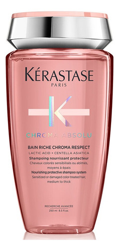 Shampoo Kérastase Chroma Absolu Bain riche chroma respect en botella de 250mL por 1 unidad