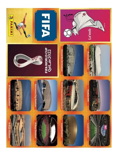 Imagen 3 de 3 de Figuritas Mundial Qatar 2022. Todos Los Equipos. En Pdf