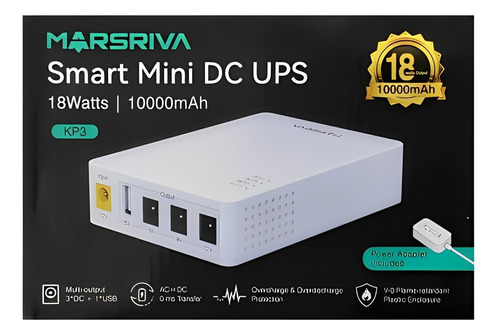 Mini Ups Kp3-10000mah/18w Marsriva