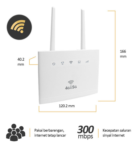 Router 4g 5g Movistar Digitel Wifi 300mbps