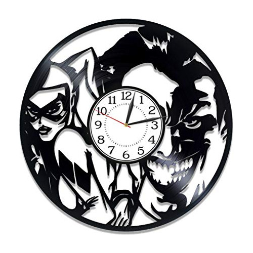 Reloj De Pared Joker Y Harley Regalo De Navidad Fanáti...