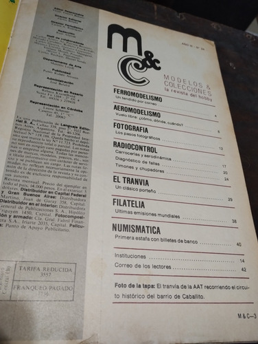 Revista Modelos Y Colecciones Hobby El Tranvía Buenos Aires (Usado)