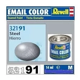 Revell 32191 - Enamel Steel Metallic 14ml
