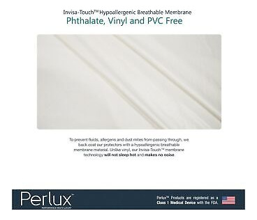 Perlux Twin Size Tencel 100% Waterproof Mattress Protect Ssb
