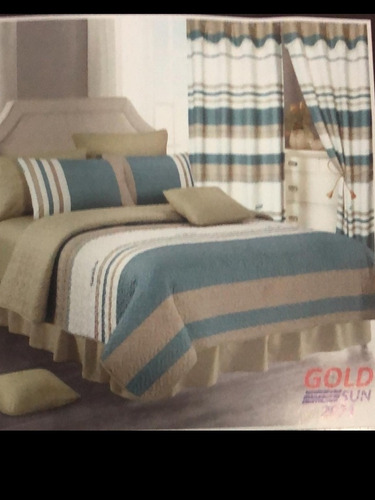 Cubre Cama Set De 7 Piezas 2 Plazas