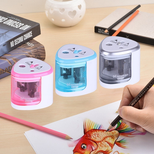 Bateria Automática De Apontador De Lápis Elétrico Multifu