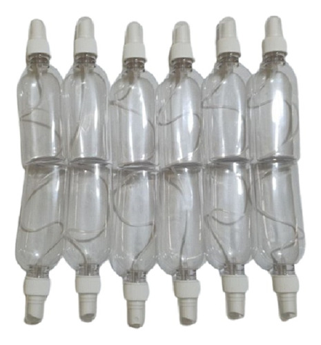 Botella Pet/plastico Transparente 125ml Atomizador Kit C/12