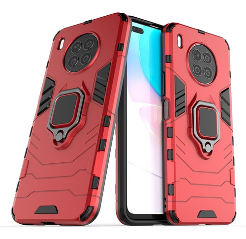 Funda Para Huawei Nova 8 / Nova 8i Armor Ring + 2 Cristales