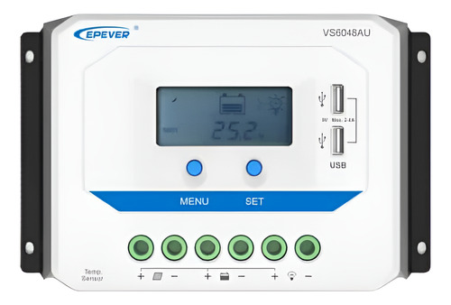 Regulador De Carga Para Panel Solar 20a Con Usb Epever