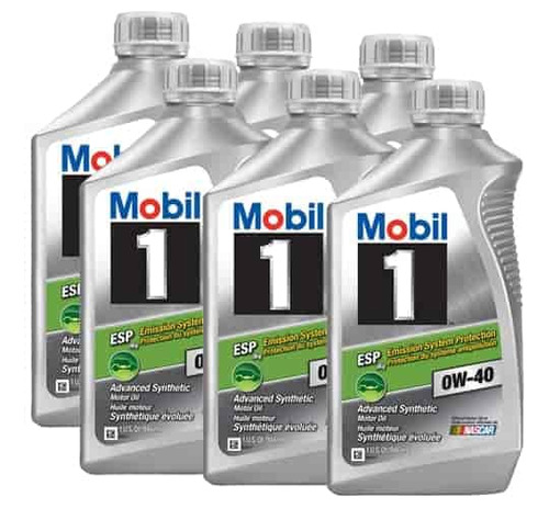 Mobil1 123875 Esp Fórmula Motor Oil 0w-40 (6 Cuartos)