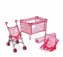 Comprar Love Set Para Muñecas: Cochecito Paraguitas, Cuna, Huevito Y