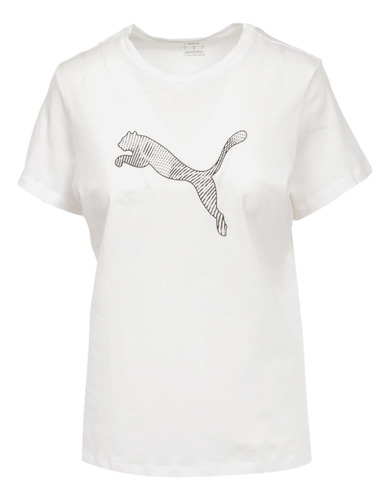 Playera Puma Mujer Merchants Style Tee Blanco Deportivo