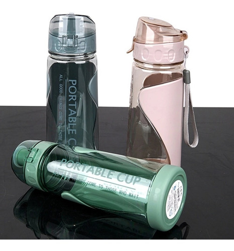 Imagen 3 de 10 de Cilindro Botella Agua Sport Gym 570ml