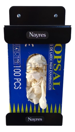 Imagen 2 de 5 de Soporte Dispenser Para Caja De Guantes Descartables Nayres